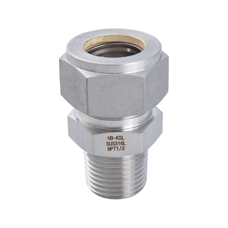 Đầu nối ren ngoài bằng thép không gỉ 316L