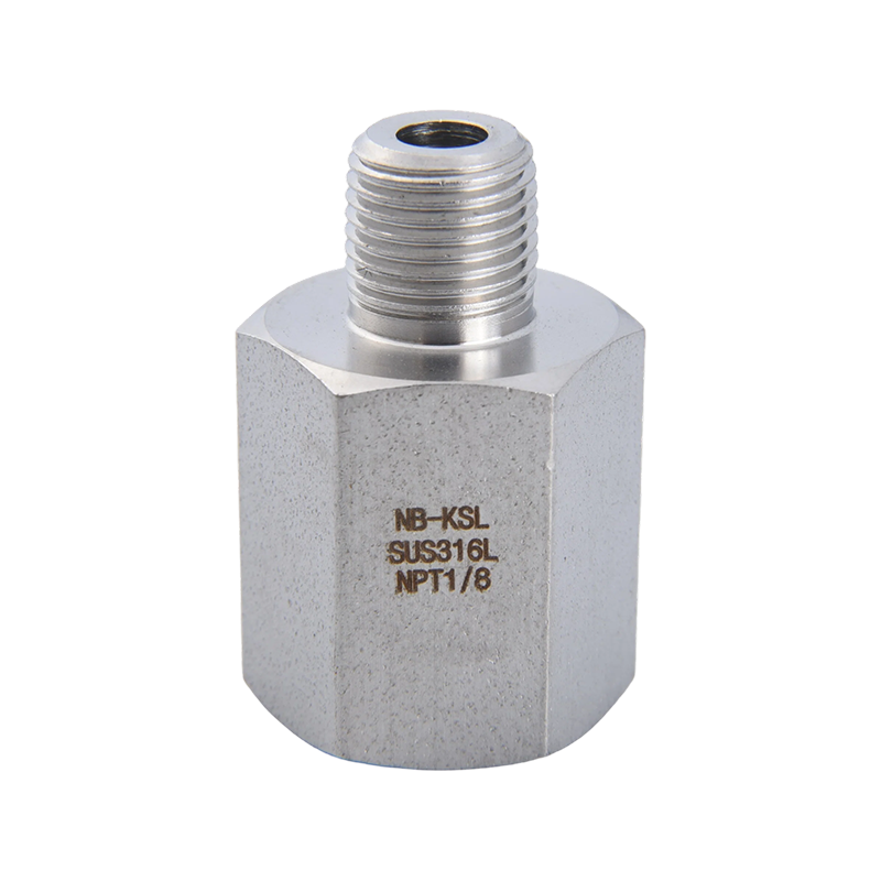 Đầu nối ren trong và ngoài thẳng bằng thép không gỉ 316L