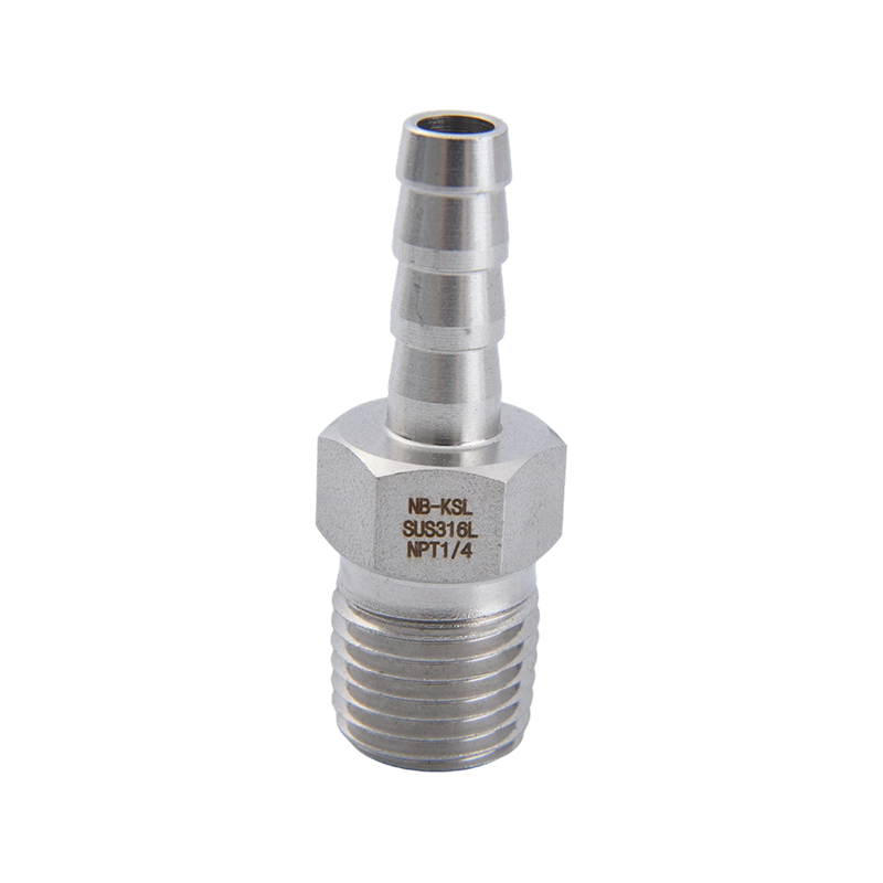 Đầu nối chùa ren ngoài bằng thép không gỉ 316L