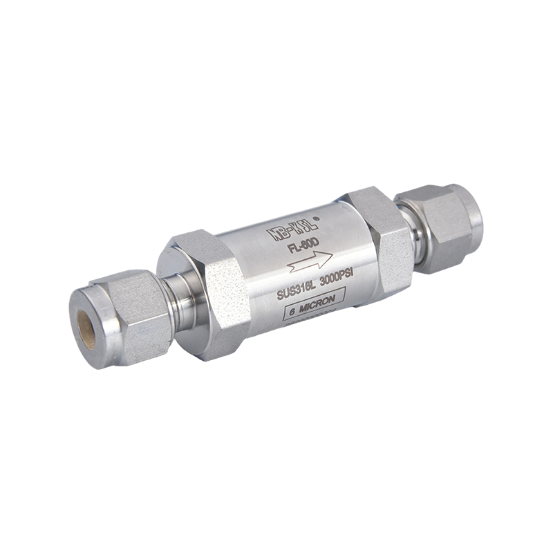 Bộ lọc khí xuyên thẳng bằng thép không gỉ 316L